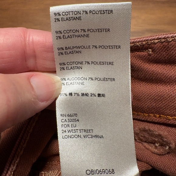 Pilcro / Anthropologie bootcut colored jeans - size 27 - Picture 7 of 12